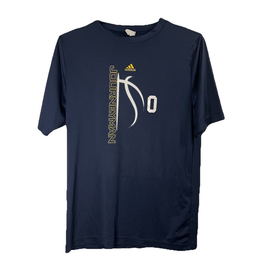 adidas Team 365 USA Patriotic Graphic Logo Blue Men's Crew Neck T-Shirt XS
